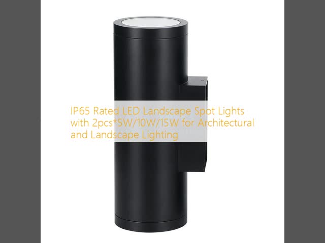 IP65 Rated LED Landscape Spot Lights with 2pcs*5W/10W/15W for Architectural and Landscape Lighting