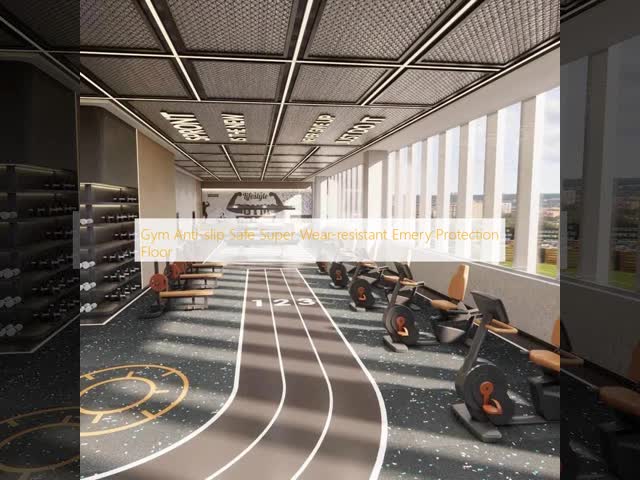 Gym Anti-slip Safe Super Wear-resistant Emery Protection Floor