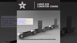 S450.433 대형 헤비 듀티 컨베이어 체인 버킷 휠 스태커 리클레이머 체인