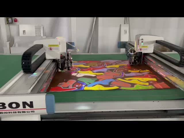 IB1616 Dual-Head Multi-Layer CNC Cutting Machine with HD Visual Positioning System for Leather and Fabric