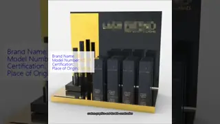 Custom Mirror / Graphics Acrylic Cosmetic Display  Acrylic Counter-top Makeup Display for Branding and Marketing