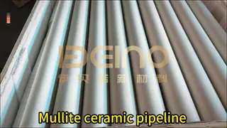 Mullite Ceramic Pipe for Power Plants & Chemical Industry: Ensure Safe & Efficient Conveying High Abrasion & Temperature Resistance