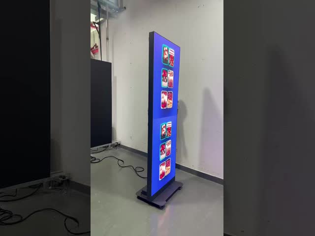 Foldable Indoor P2.5 LED Poster Display 640x1920mm Indoor Full Color Poster Display Portable Led Poster Screen for Shopping Mall