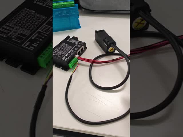 Closed Loop 2 Phase Nema11 28mm Flange Stepper Motor With Ethercat Communication Bus EC42 Servo Stepper Driver For CNC Machines