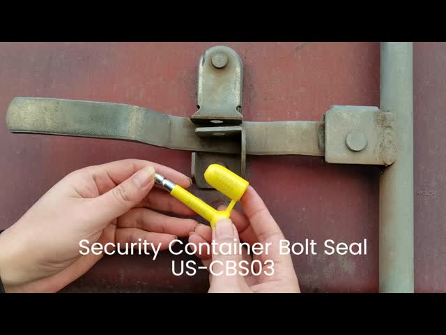 US-CBS03 ABS Plastic Metal Steel Mini Bolt Seal Container Lock for Truck Unit Weight-53.49 g