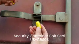 US-CBS03 ABS Plastic Metal Steel Mini Bolt Seal Container Lock for Truck Unit Weight-53.49 g
