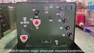 Single Phase Pad Mounted Transformer 25kva 12.47kv To 120v Oil Filled Distribution Transformers