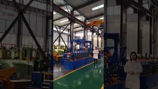 Precision Tube Mill for 25-60mm Steel Pipes with High Frequency Welding