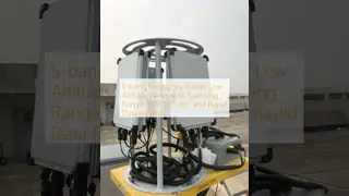 S-band Frequency Range Low Altitude Radar with Scanning Range Pitch：0°-60° and Rapid Data Refresh