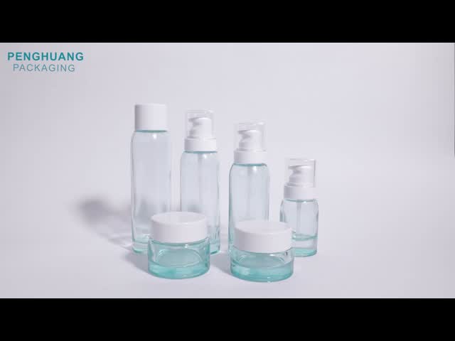 ODM OEM Accepted Round Luxury cosmetics packaging bottle suitable for high end creams serums and other beauty essentials