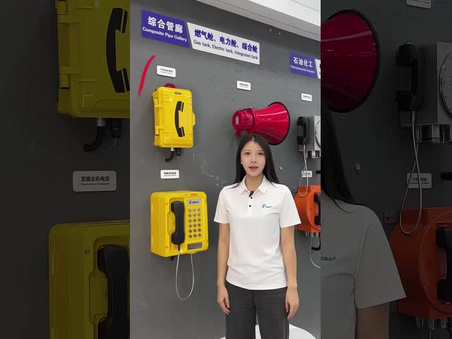IP67 Weatherproof Telephone with Ingress Protection IP67 -40 To 80 Degrees Celsius