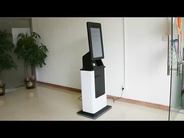 32 Inch Touch Screen Self Service Ordering Kiosk With QR code Scanner