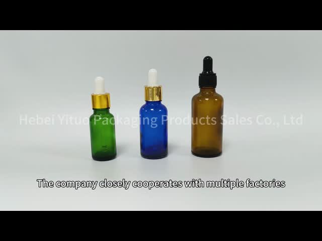 Dropper Or Roller Seal Way Essential Oil Roller Bottles Glass Dropper Bottle Reusable Leak Resistant Container for Oils and Serums