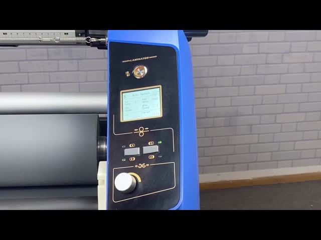 Digital Control Hot Roll Laminator 20m/min Wide Format Laminator 28mm Max Laminating Thickness