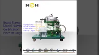 Custom Color Centrifugal Oil Filtration Systems Water Impurities Removal