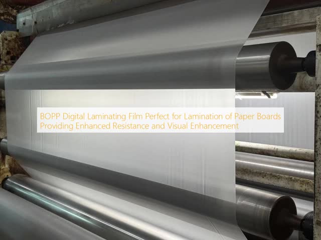 BOPP Digital Laminating Film with 12 Months Shelflife for Enhanced Resistance and Visual Enhancement in Hot Lamination