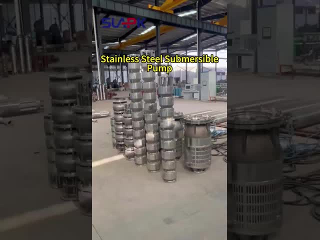 3 Phase 50hz / 60hz Deep Well Submersible Pump Multistage Vertical Installation