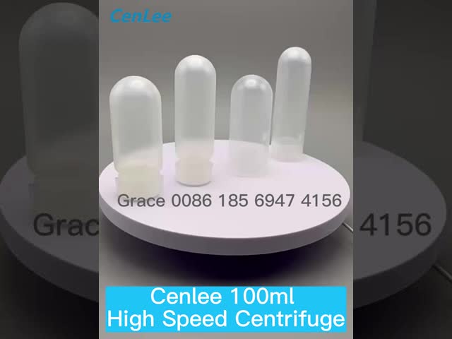 100ml Conical Bottom Tubes for Easy Pellet Visualization