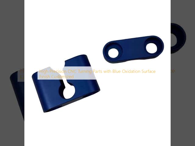 High Precision CNC Turning Parts with Blue Oxidation Surface Finish and +/-0.002~0.005mm Tolerance for 7-35 Days Lead Time