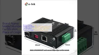 Industrial Ethernet Media Converter 10/100/1000Base-T to 100/1000Base-X SFP -40~75°C