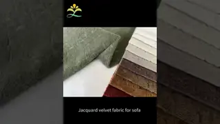 100%polyester knitted velvet sofa fabric with golden bronzing hometextile fabric for home decoration