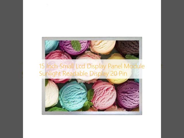 15 Inch Small Lcd Display Panel Module Sunlight Readable Display 20 Pin