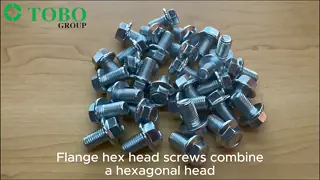 Heavy Duty Stainless Steel Hex Head Bolts TOBO Grade A2-70 with Hex Socket Drive Pack of 100