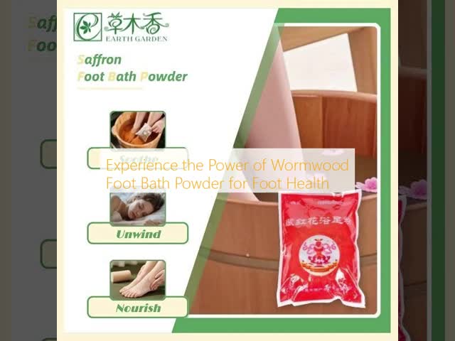 Experience the Power of Wormwood Foot Bath Powder for Foot Health