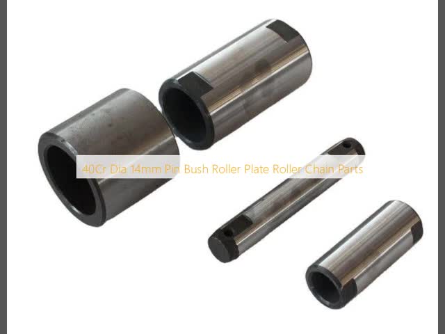 40Cr Dia 14mm Pin Bush Roller Plate Roller Chain Parts