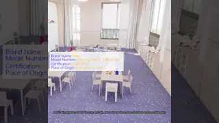 Kindergarten Anti-Slip Fall-Resistant Diamond Sand Safety Flooring