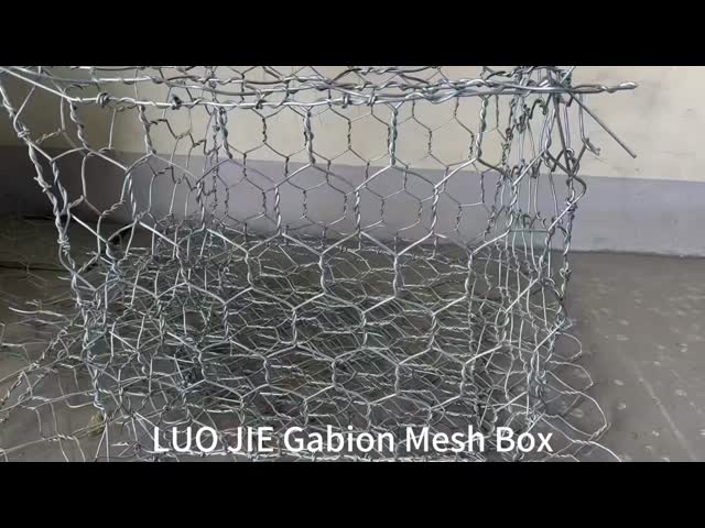 Close-up details of Gabion Mesh Box sample