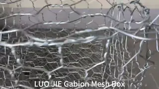 Close-up details of Gabion Mesh Box sample