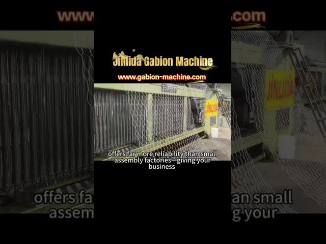 Gabion Machine for Double-Twist Mesh 60×80 & 80×100  — High Efficiency and Stable Operation by Jinlida