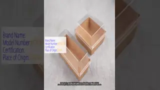 120*110*60mm Kraft Paper Case Film Coated