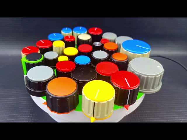 KDJ25-20 Band Switching Knob with Black ,grey Color