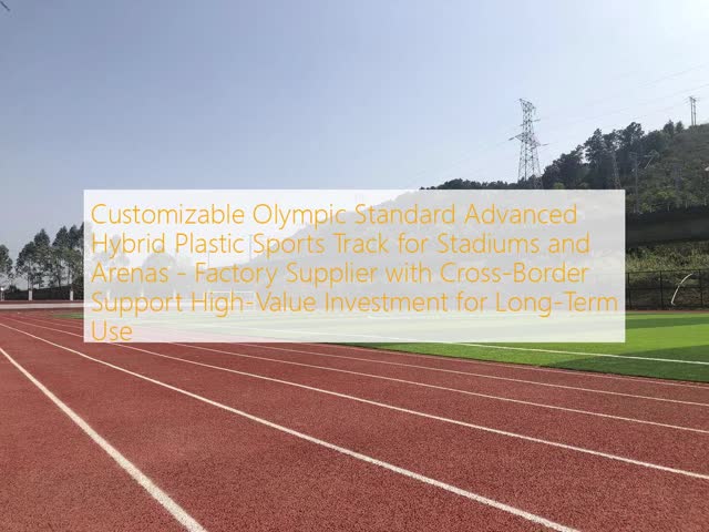 10-Year Warranty Advanced Hybrid Plastic Sports Track for Schools and Universities - Wholesale Bulk Orders Available Easy Installation Kit Included