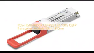 TQS-HG10-31DCR   QSFP28 LR4 100G QSFP Transceiver Module 10km 1310nm