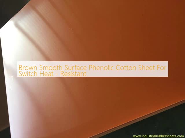 B Class 130 Heat-Resistant Phenolic Cotton Sheet with 10KV Breakdown Voltage and Smooth Surface