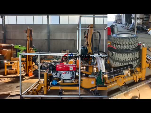 Little Easy Movement Tractor Borewell Drilling With Hydraulic System