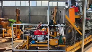 Little Easy Movement Tractor Borewell Drilling With Hydraulic System