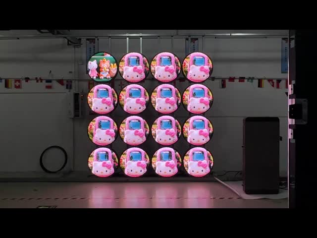 Round LED Screen 600mm Diameters Outdoor Circular Led Display Screen