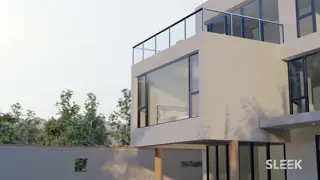 SLEEK 115 series minimalist narrow frame Casement Window with Screen