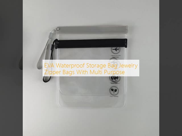 EVA Waterproof Storage Bag Jewelry Zipper Bags With Multi Purpose