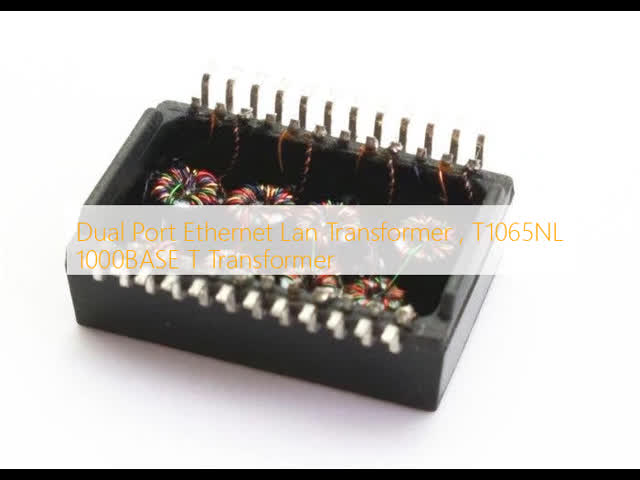 Dual Port Ethernet Lan Transformer , T1065NL 1000BASE T Transformer