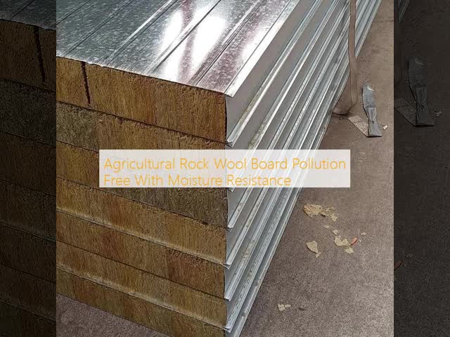 Agricultural Rock Wool Board Pollution Free With Moisture Resistance
