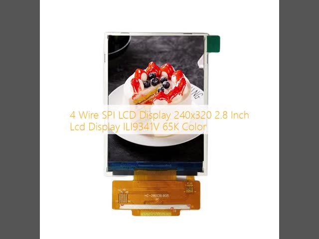 4 Wire SPI LCD Display 240x320 2.8 Inch Lcd Display ILI9341V 65K Color