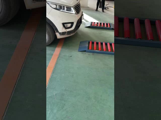 Vehicle Inspection Equipment Portable Free Roller For 4WD Vehicles manually placed  work for brake tester speedometer tester