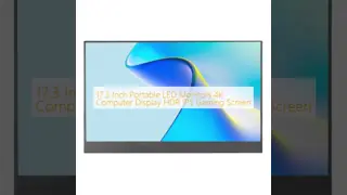 17.3 Inch Portable LED Monitors 4K Computer Display HDR IPS Gaming Screen