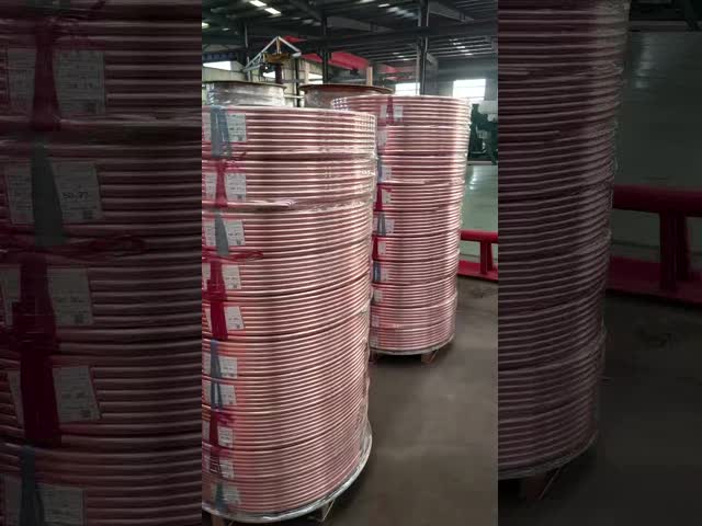 Air conditioning Copper Round Pipe - 3/4 inch diameter, environmentally friendly, conductive, ASTM B88 specifications