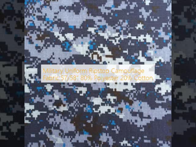 Military Uniform Ripstop Camouflage Fabric 57/58